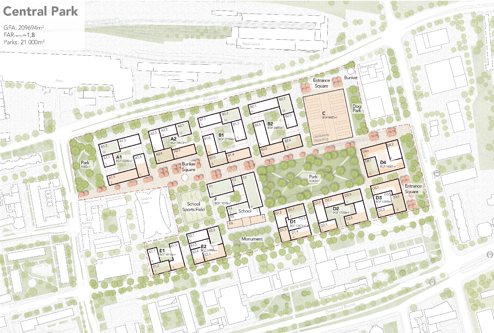 2113 Sarajevo Brownfields_VMC Masterplan_Zeichenfläche 1