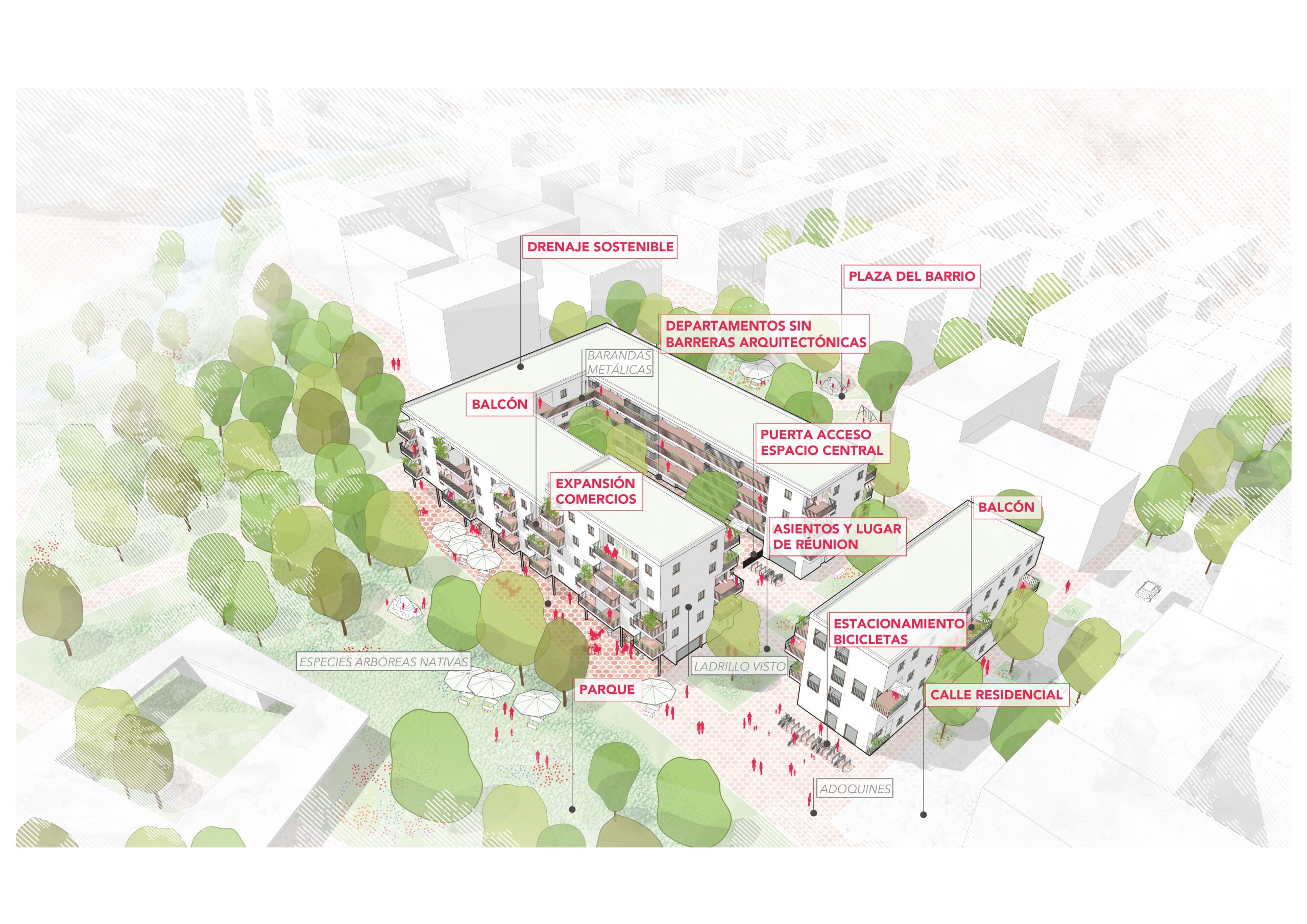 Axo_social housing_cs