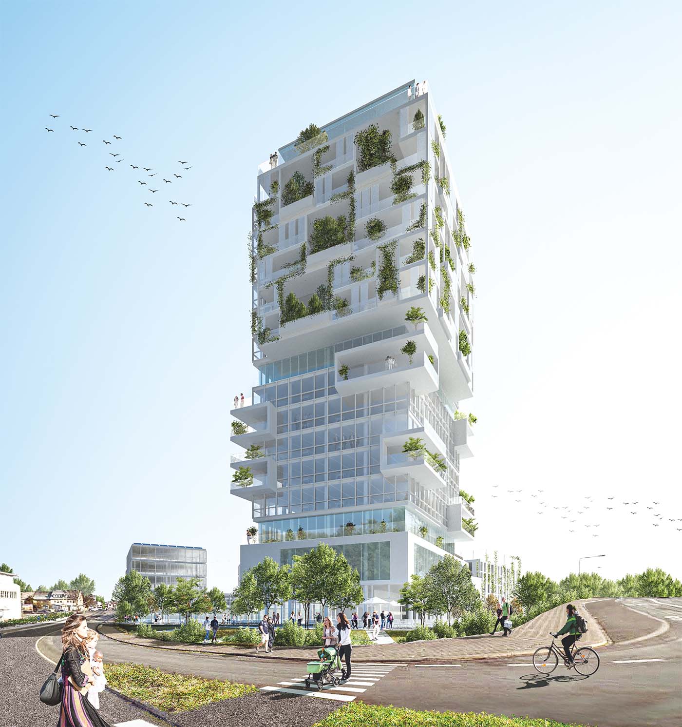 Tor-zum-Tiefen-Feld-Eyelevel